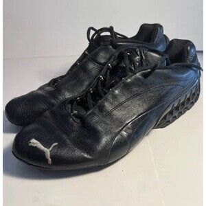 2006 Puma Super Structures Black Sneakers Rare Size US 10 - Vintage